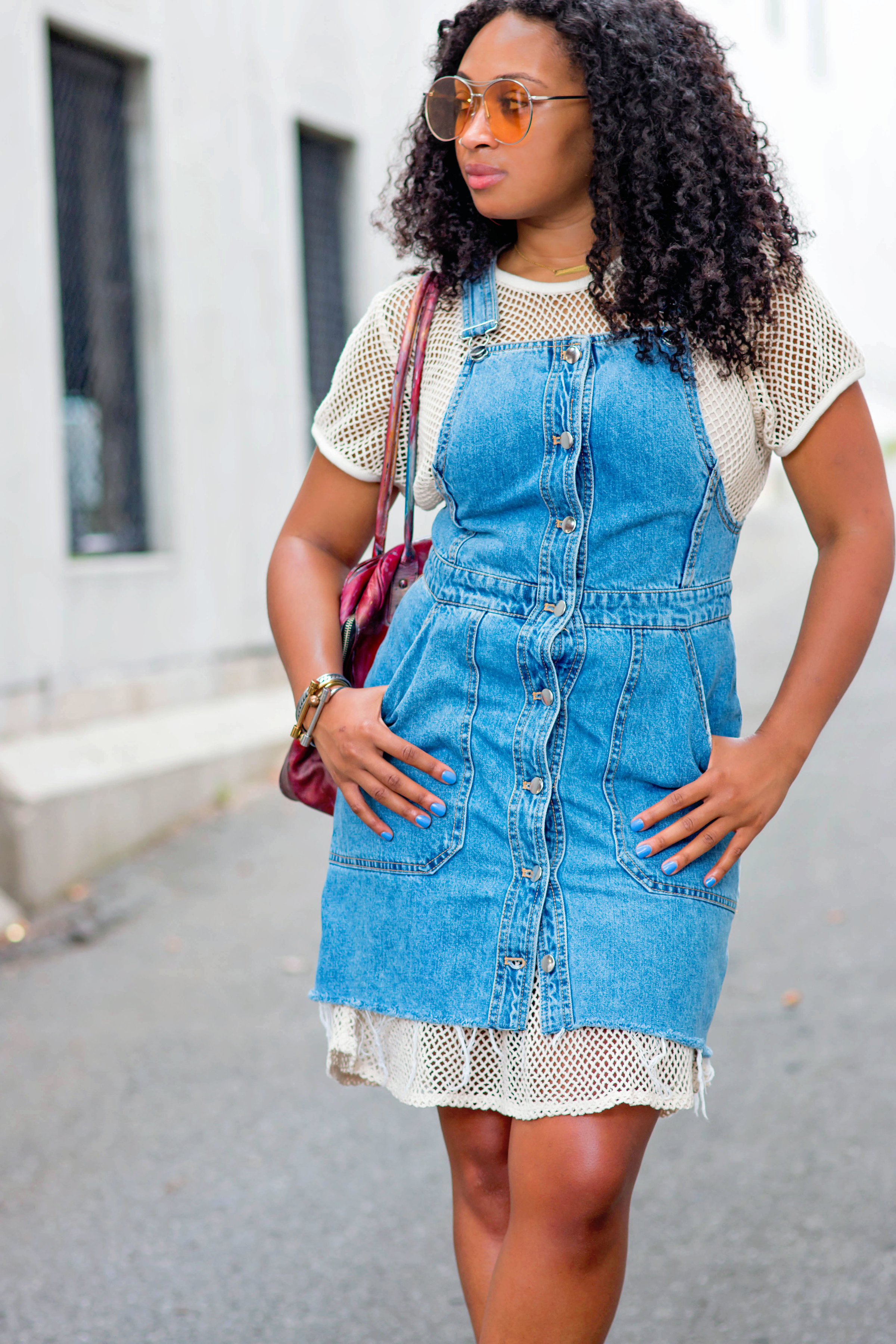 HM Overall Denim Dress