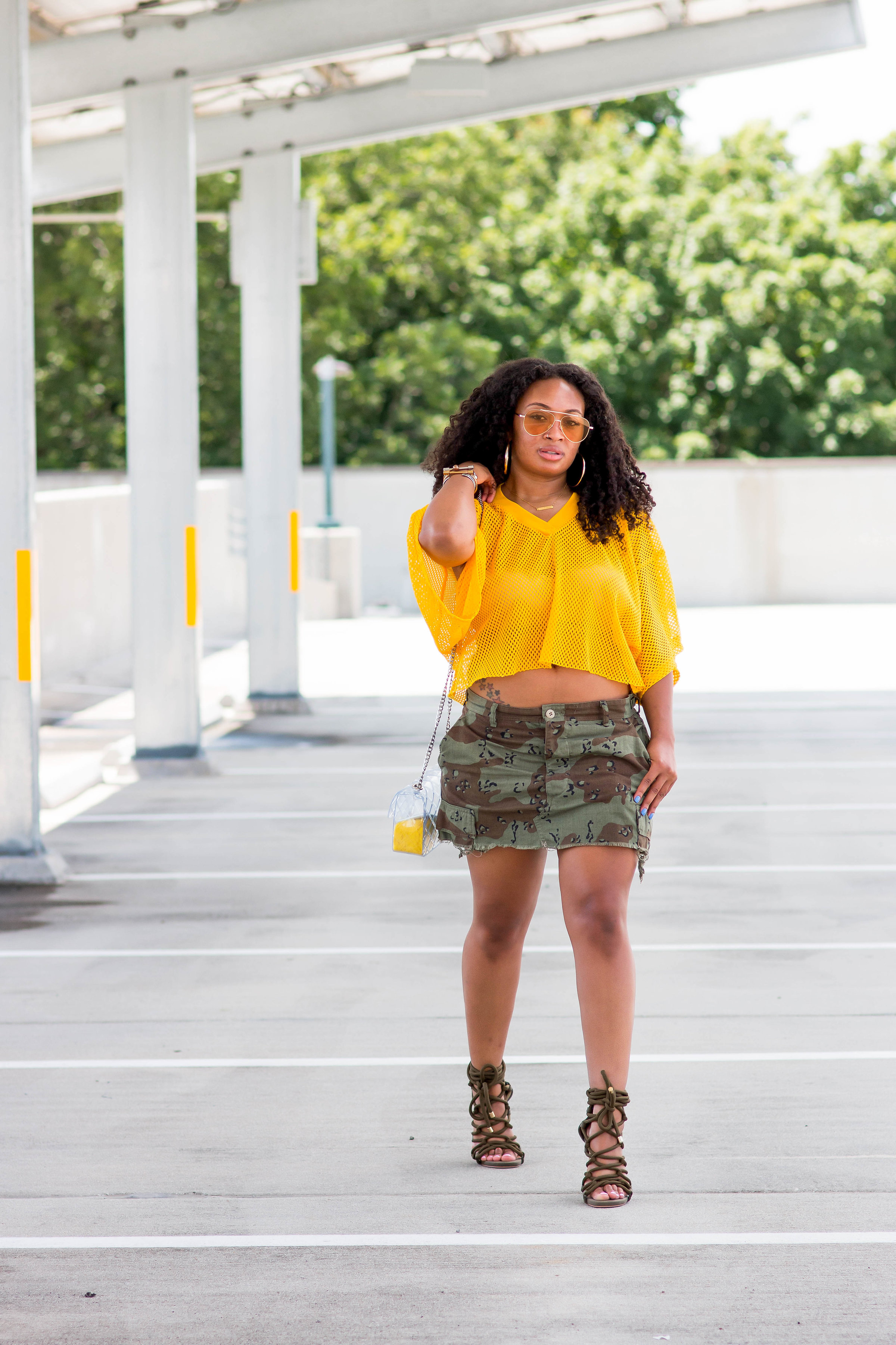 Camo Mini Skirt