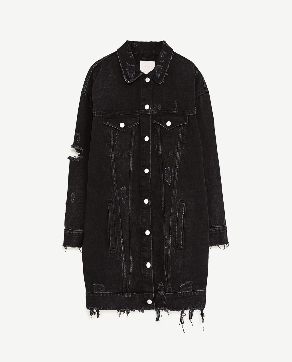 Zara Long Denim Jacket