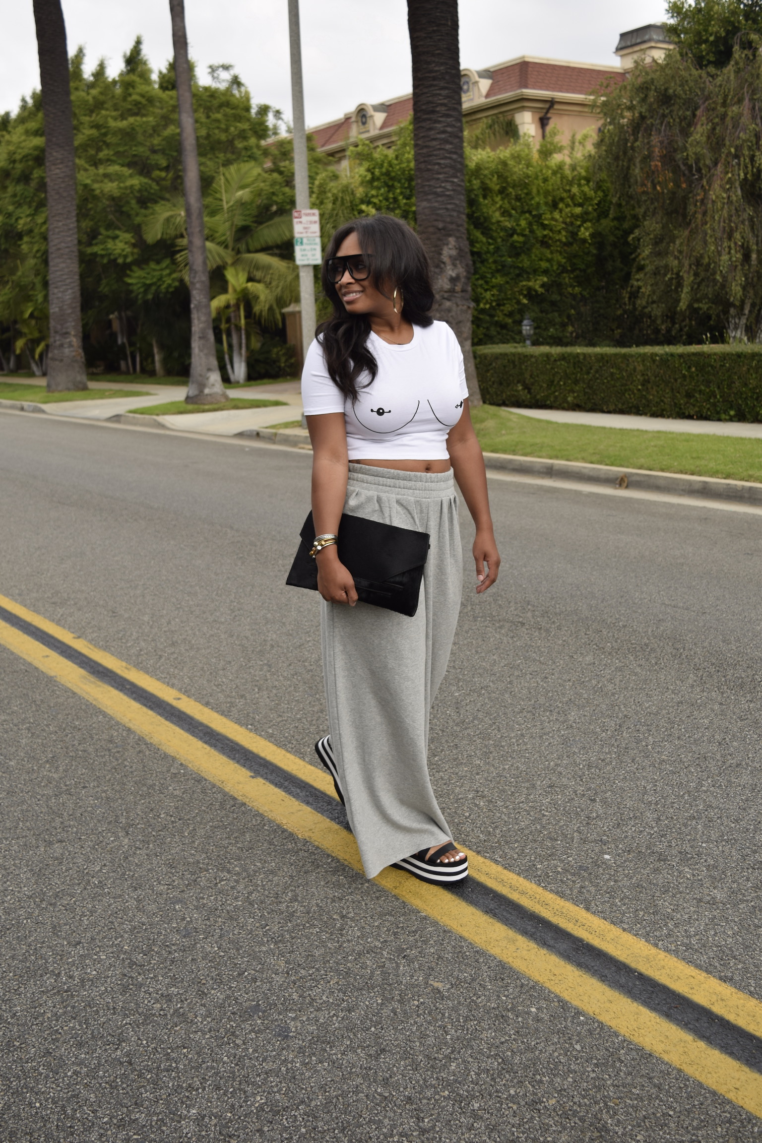 Flare Sweat Pants